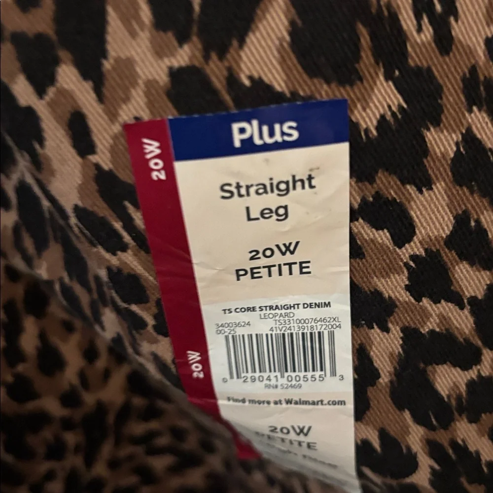 Leopard Print Jeans 20WP NWT - Picture 5 of 5